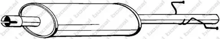 BOSAL 279347 Глушитель средняя часть