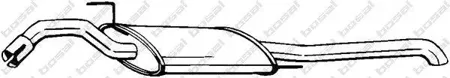 BOSAL 279461 Глушитель задний