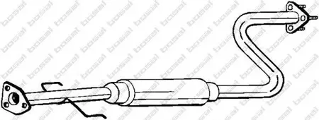 BOSAL 280047 Глушитель задний