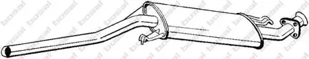 BOSAL 281101 Резонатор