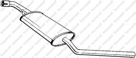 BOSAL 281475 Глушитель центральный