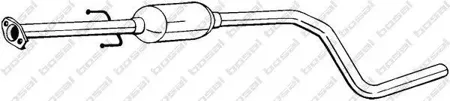 BOSAL 281945 Глушитель центральный Daewoo Matiz 98-00