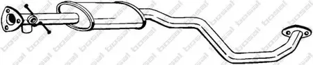 BOSAL 282129 Глушитель центральный