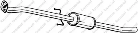 BOSAL 282903 Глушитель средняя часть
