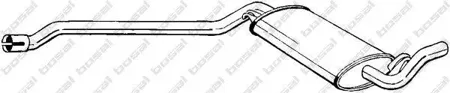 BOSAL 283015 Глушитель центральный