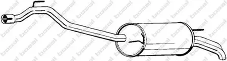 BOSAL 283469 Глушитель задний