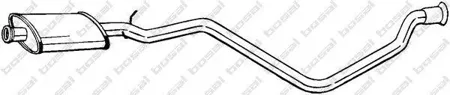 BOSAL 283785 Глушитель Peugeot 405 средняя часть