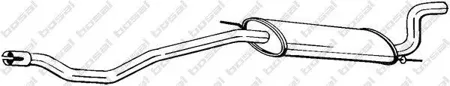 BOSAL 283921 Глушитель задняя часть