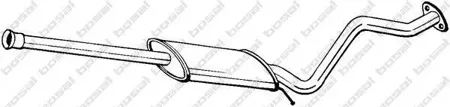 BOSAL 284307 Глушитель центральный