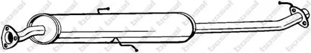 BOSAL 285281 Средний глушитель выхлопных газов