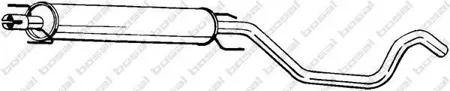 BOSAL 285423 Глушитель средняя часть