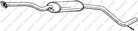 BOSAL 285633 Глушитель центральный
