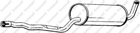 BOSAL 285943 Глушитель средняя часть