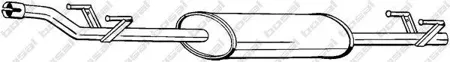 BOSAL 288231 Резонатор