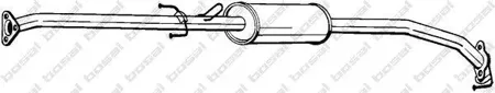 BOSAL 289033 Средний глушитель выхлопных газов