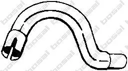 BOSAL 733945 [9155408] труба глушителя средняя Volvo 740760940 2.0-2.82.4D 81-98