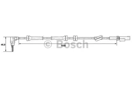 BOSCH 0265007401 Датчик abs