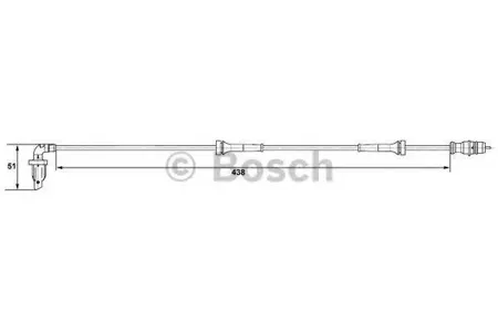BOSCH 0265007583 Датчик абс задний