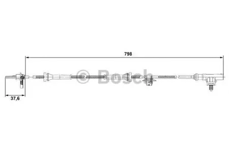 BOSCH 0265007687 Датчик abs