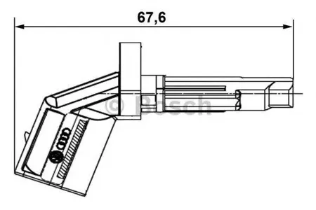 BOSCH 0265007928 Датчик abs