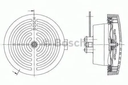 BOSCH 0320223025 Звуковой сигнал