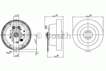 BOSCH 0320223028 Сигнал звуковой 12V
