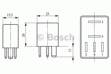 BOSCH 0332201107 Микро-реле