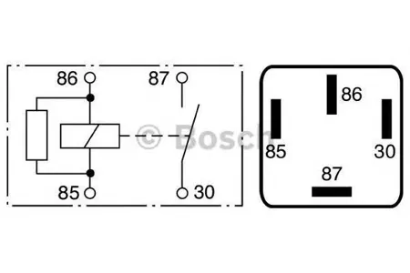 BOSCH 0986332030 Мини-реле 12в