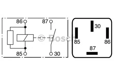 BOSCH 0986332071 Мини-реле 12в