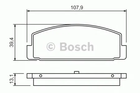 BOSCH 0986424295 Колодки торм.
