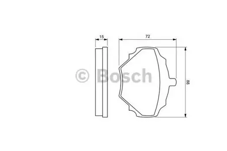 BOSCH 0986424563 Колодки торм.