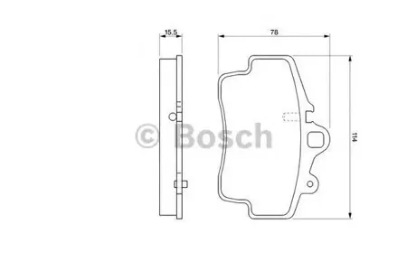 BOSCH 0986424570 Колодки торм.