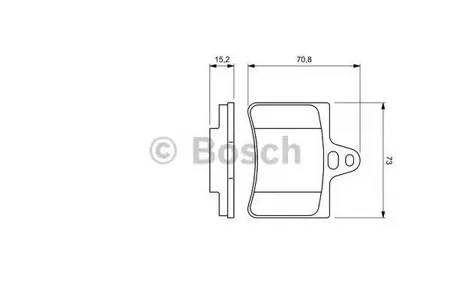 BOSCH 0986424580 Колодки торм.