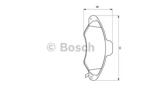 BOSCH 0986424644 Колодки торм.