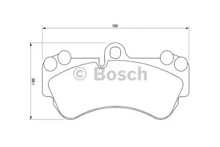 BOSCH 0986424740 Колодки торм.