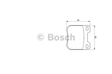 BOSCH 0986424754 Колодки торм.