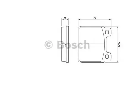 BOSCH 0986460113 Колодки торм.