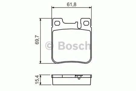 BOSCH 0986460965 Колодки торм.