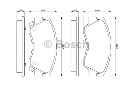 BOSCH 0986460978 Колодки торм.