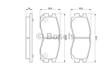 BOSCH 0986460979 Колодки торм.