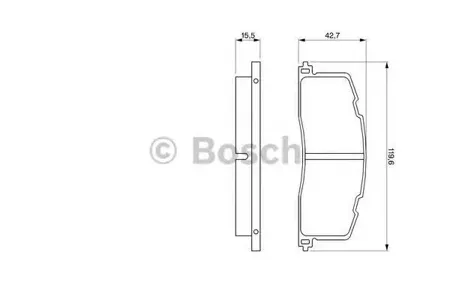 BOSCH 0986461140 Колодки торм.