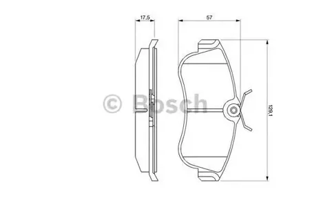 BOSCH 0986461147 0 986 461 147 320 00 колодки дисковые п.Nissan Primera 2.0/2.0TD 90-02/Almera 1.5/1.8/2.2TDi 00>