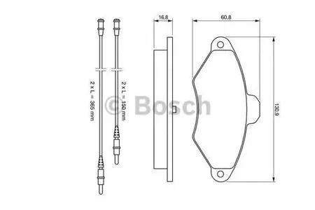 BOSCH 0986461757 Колодки торм.