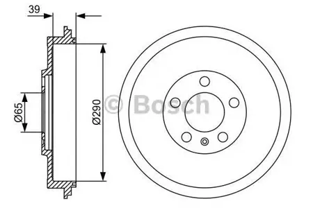 BOSCH 0986477152 Барабан тормозной