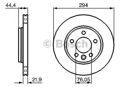 BOSCH 0986479097 Диск торм.вент.