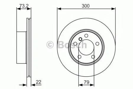 BOSCH 0986479A18 0 986 479 A18 диск тормозной передн. BMW F20/F21/F30/F35/F80/F31/F36/F32/F82 1.6-2.0 10>