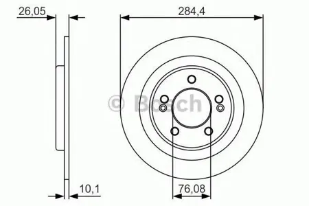 BOSCH 0986479A47 Диск тормозной