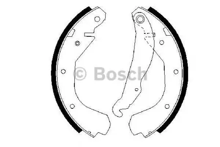 BOSCH 0986487199 Колодки торм.барабанные