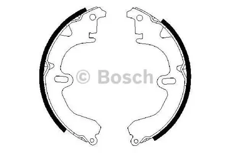 BOSCH 0986487203 Колодки торм.барабанные