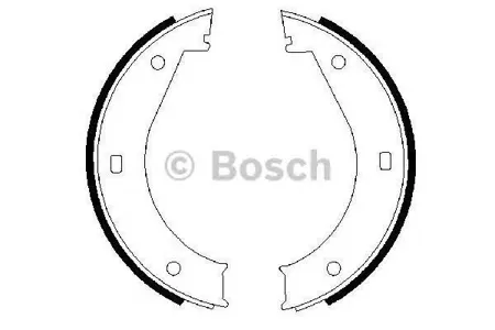 BOSCH 0986487211 Колодки торм.барабанные
